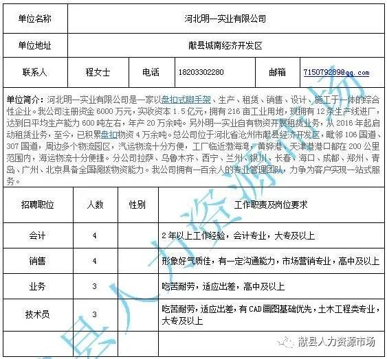 献县精英齐聚，最新招聘信息发布，人才盛宴启幕